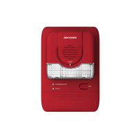 (HikFire) Alarma de Sonido y Luz / Comunicación LoRa / Alarma ≥ 85 dB / Instalación en Pared