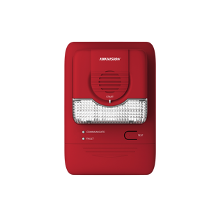 (HikFire) Alarma de Sonido y Luz / Comunicación LoRa / Alarma ≥ 85 dB / Instalación en Pared