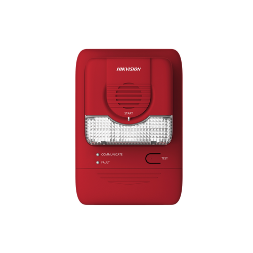 (HikFire) Alarma de Sonido y Luz / Comunicación LoRa / Alarma ≥ 85 dB / Instalación en Pared