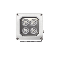 Iluminador LED de Alta Potencia | Luz Blanca | 10 Metros de Iluminación | Cobertura 120° | IP66 | Bajo Consumo de Energía | Fotocélula Incorporada | Soporte en “U” | Carcasa de Aluminio | Alta Transmitancia de Luz. | C