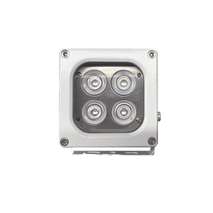 Iluminador LED de Alta Potencia | Luz Blanca | 10 Metros de Iluminación | Cobertura 120° | IP66 | Bajo Consumo de Energía | Fotocélula Incorporada | Soporte en “U” | Carcasa de Aluminio | Alta Transmitancia de Luz. | C