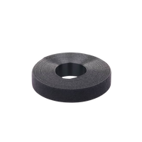 Rollo de Cinta de Contacto, de 15 Pies (4.5m) de Largo, 19.1 mm de Ancho, Color Negro