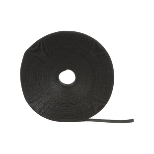 Rollo de Cinta de Contacto, de 75 Pies (22.9m) de Largo, 19.1 mm de Ancho, Color Negro