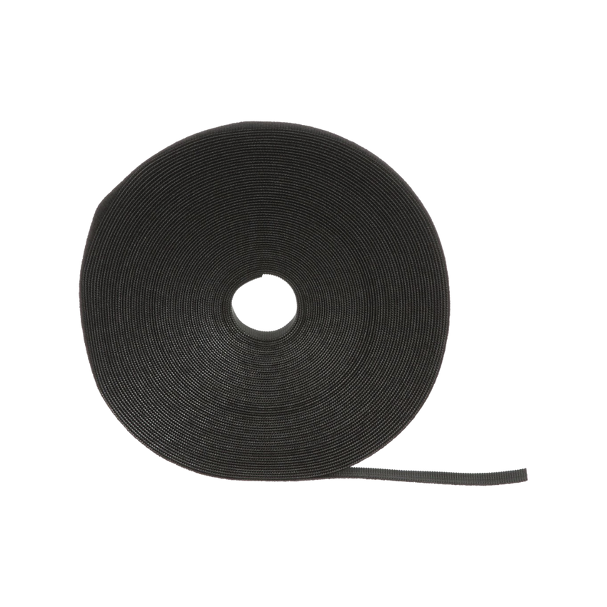 Rollo de Cinta de Contacto, de 75 Pies (22.9m) de Largo, 19.1 mm de Ancho, Color Negro