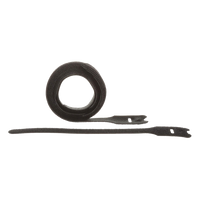 Kit de 10 Cintas de Contacto, de 12.7mm (.50in) de Ancho, 203mm (8in) de Largo, Color Negro