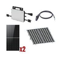 Kit Solar Interconexion  / 1kW  220Vca / Microinversores HOYMILES / Montaje Incluido