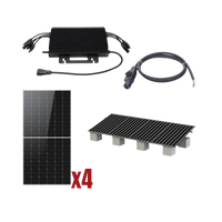 Kit Solar Interconexion  / 2kW  220Vca / Microinversores HOYMILES / Montaje Incluido