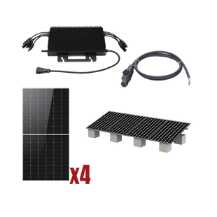 Kit Solar Interconexion  / 2kW  220Vca / Microinversores HOYMILES / Montaje Incluido