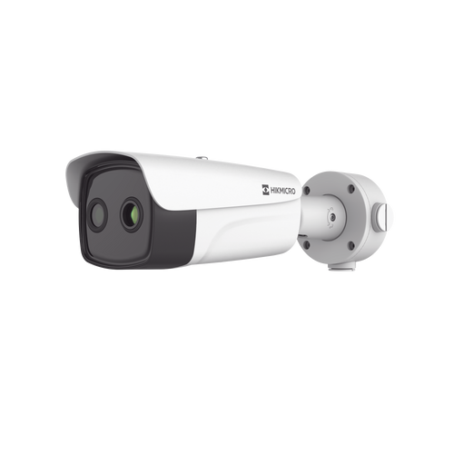 Bala IP Térmica 640 × 512 / Lente 35 mm / Termométrica / Detección de Temperatura / PoE+ / Exterior IP67 / Recubrimiento Anticorrosivo / MicroSD