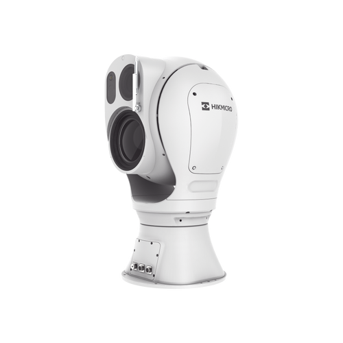 Mini Punta de Poste IP Dual / Térmica 25 mm (384 X 288) + Óptico 32X (4 Megapixel) / 800 mts IR / IP66 / Detección de Temperatura / microSD