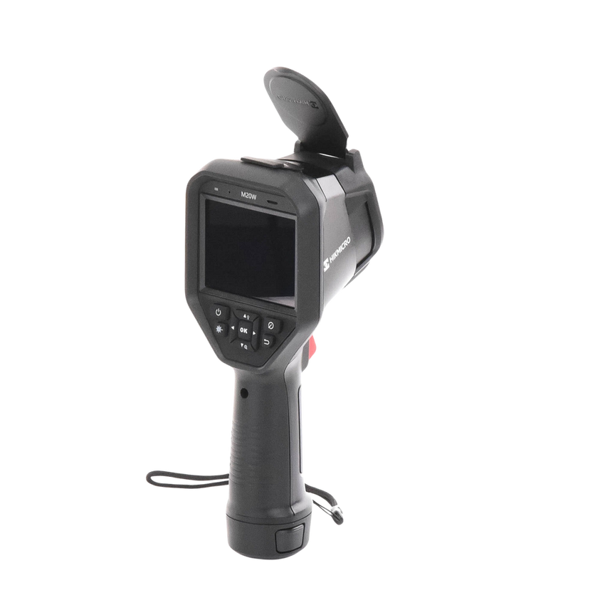 M20W - Cámara Termográfica Portátil Profesional / Rango de temperatura de -20 °C a 550 °C / Alta precisión ±2?/±2% / Resolución IR 256 x 192 y Cámara Visual 8MP / Pantalla táctil LCD
