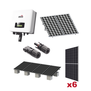 Kit Solar Interconexion  / 3kW  220Vca / Inversor AFORE / Montaje Incluido