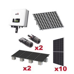 Kit Solar Interconexion  / 5kW  220Vca / Inversor AFORE / Montaje Incluido