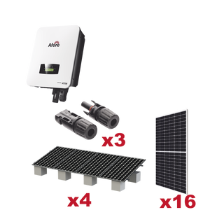 Kit Solar Interconexion  / 8kW  220Vca / Inversor AFORE / Montaje Incluido