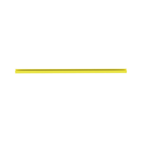 Canaleta FiberRunner™ 2X2 sin Tapa, de PVC Rígido, Color Amarillo, 1.8 m de Largo