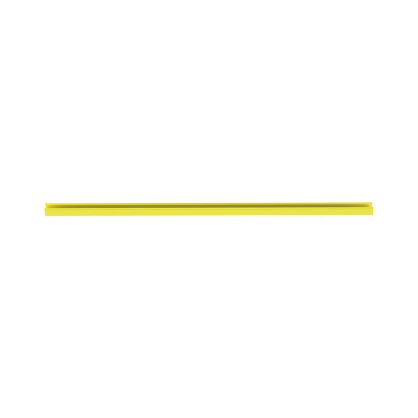 Canaleta FiberRunner™ 2X2 sin Tapa, de PVC Rígido, Color Amarillo, 1.8 m de Largo