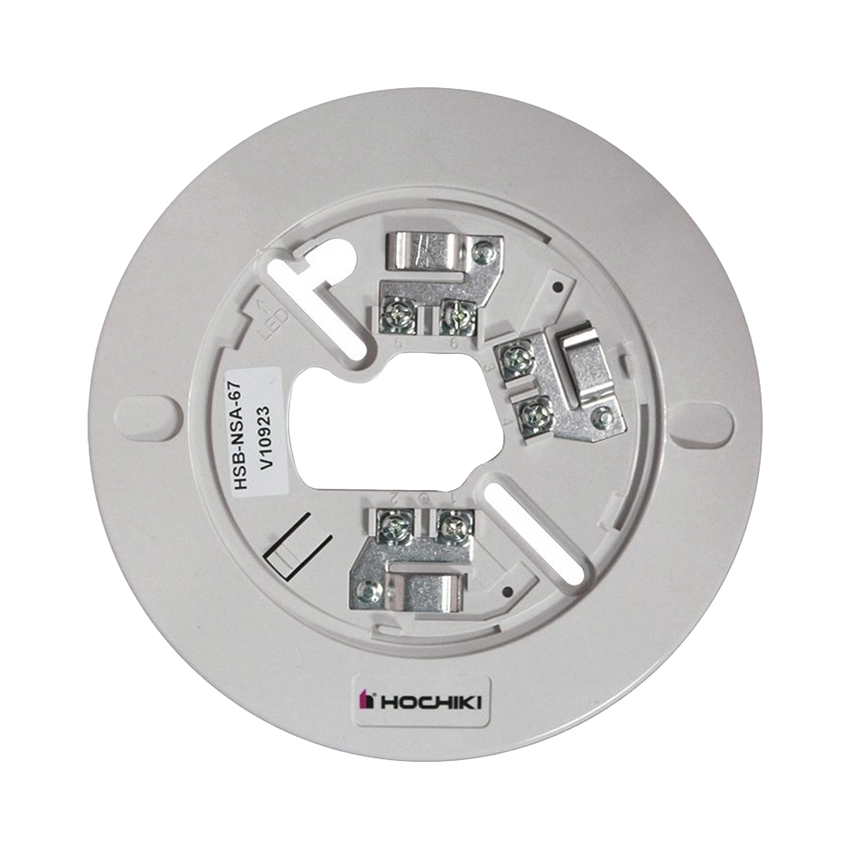 Base De 6" Color Hueso Para Sensores Análogos Direccionales Hochiki (0300-06820) 7TH Edición UL268