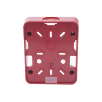 Caja Trasera Resistente a la Intemperie, Roja (para usar con la serie de estrobos HE) (0500-06360) De Hochiki