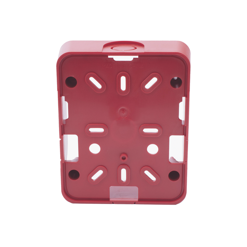 Caja Trasera Resistente a la Intemperie, Roja (para usar con la serie de estrobos HE) (0500-06360) De Hochiki