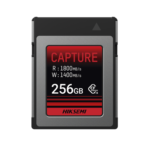 Memoria CFexpress tipo B / Clase 10 de 256 GB / Especializada para Cámaras de Fotografía y Video  / 1800 MB/s Lectura / 1400 MB/s Escritura