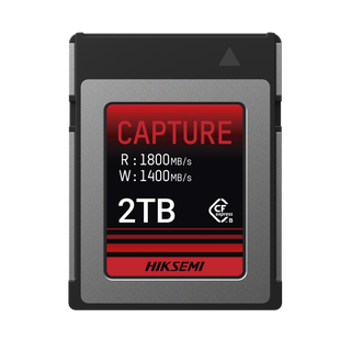 Memoria CFexpress tipo B / Clase 10 de 2 TB  / Especializada para Cámaras de Fotografía y Video  / 1800 MB/s Lectura / 1600 MB/s Escritura