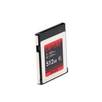 Memoria CFexpress tipo B / Clase 10 de 512 GB / Especializada para Cámaras de Fotografía y Video  / 1800 MB/s Lectura / 1700 MB/s Escritura