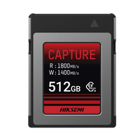 Memoria CFexpress tipo B / Clase 10 de 512 GB / Especializada para Cámaras de Fotografía y Video  / 1800 MB/s Lectura / 1700 MB/s Escritura