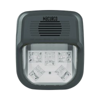 Sirena Estrobo Transparente Para Paneles y Detectores Macurco