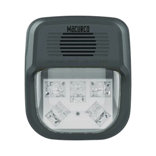 Sirena Estrobo Transparente Para Paneles y Detectores Macurco