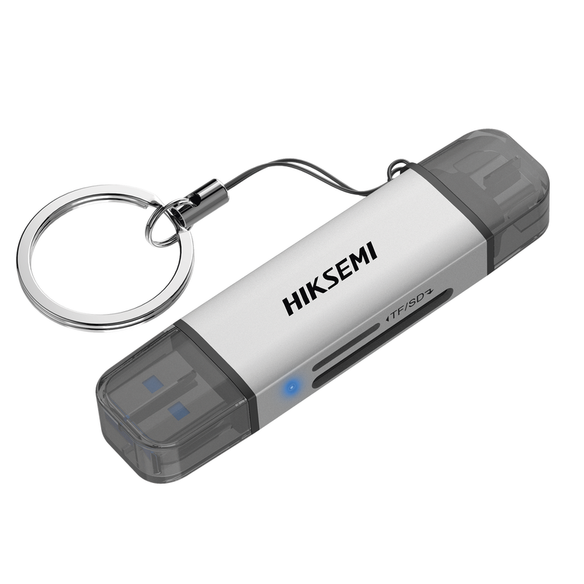 Lector de Tarjetas 2 en 1 / Conector Dual USB-A  y USB-C / Soporta SD y Micro SD