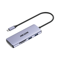 Hub (Adaptador) USB - C / 8 en 1 / 1 Salida HDMI (4K) / 1 Salida USB 2.0 / 3 Salidas USB 3.0 / 1 Salida SD (Memoria SD) / 1 Salida TF (Micro SD) / 1 Entrada USB - C (Carga Rapida / 100 Watts)