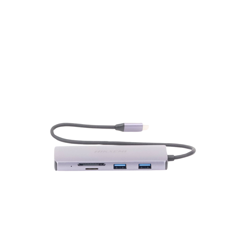 Hub (Adaptador) USB - C / 8 en 1 / 1 Salida HDMI (4K) / 1 Salida USB 2.0 / 3 Salidas USB 3.0 / 1 Salida SD (Memoria SD) / 1 Salida TF (Micro SD) / 1 Entrada USB - C (Carga Rapida / 100 Watts)