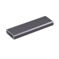 Carcasa para SSD M.2 (Enclosure) / Conector USB-C / 10G de Trasmisión /  Disipación de Calor de Alta Eficiencia