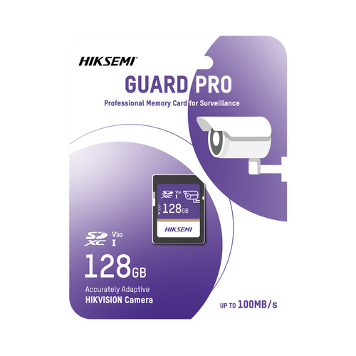 Memoria SD Clase 10 de 128 GB / Especializada Para Videovigilancia