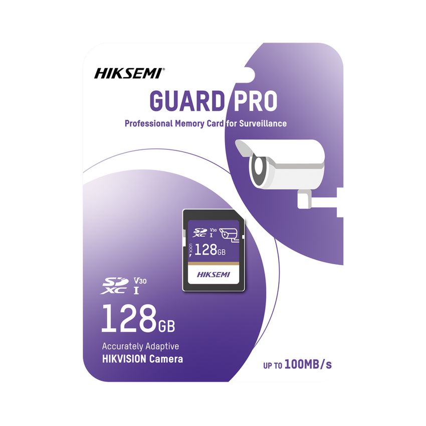 Memoria SD Clase 10 de 128 GB / Especializada Para Videovigilancia