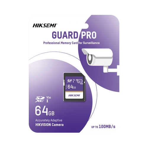 Memoria SD Clase 10 de 64 GB / Especializada Para Videovigilancia