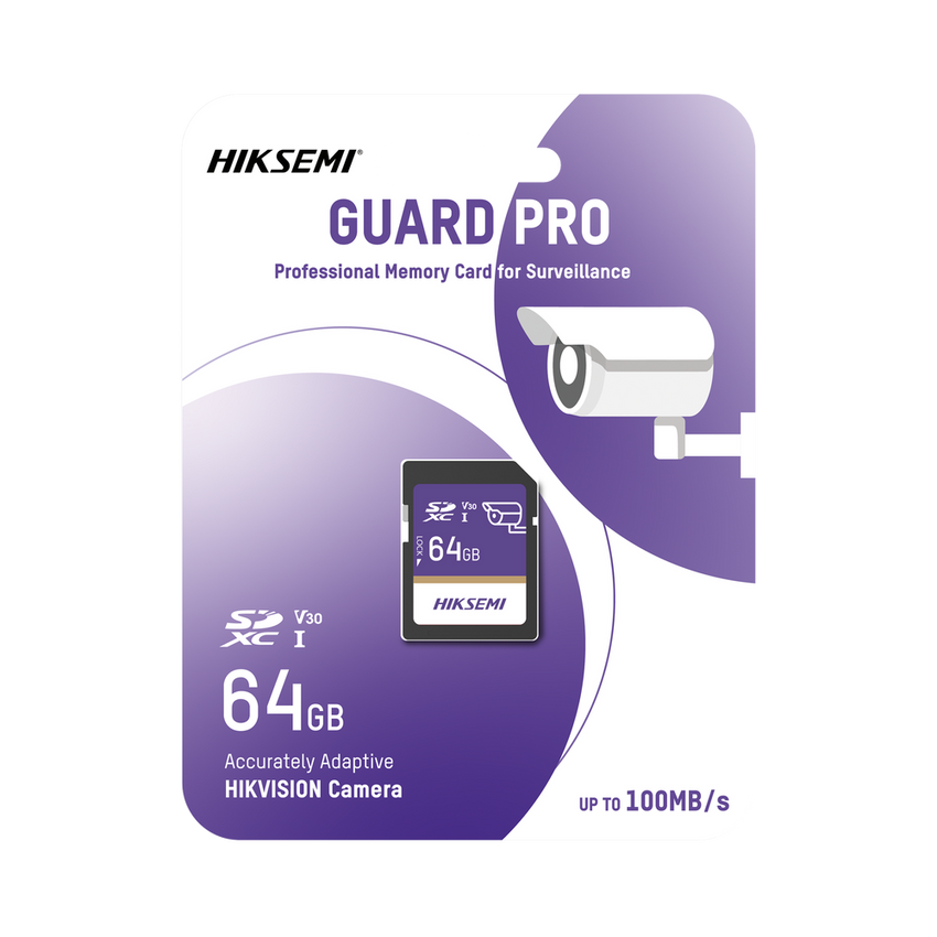 Memoria SD Clase 10 de 64 GB / Especializada Para Videovigilancia