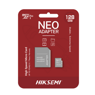 Memoria microSD con Adaptador Ideal para Celular o Tablet / 128 GB / Multipropósito / Clase 10 / 92 MB/s Lectura / 50 MB/s Escritura