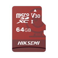 Memoria microSD / Clase 10 de 64GB / Especializada Para Videovigilancia (Uso 24/7) / Compatibles con cámaras HIKVISION y Otras Marcas / 95 MB/s Lectura / 40 MB/s Escritura