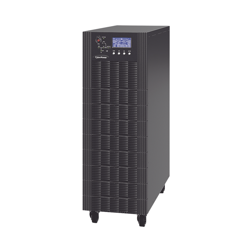 UPS Trifásico de 20 kVA/18 kW, Topología Online Doble Conversión, Voltaje de 208/220 Vca de L-L, Respaldo de 10 Minutos al 100% de Carga, Incluye Módulo y Banco de Baterías