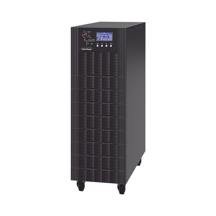 UPS Trifásico de 20 kVA/18 kW, Topología Online Doble Conversión, Voltaje de 208/220 Vca de L-L, Respaldo de 5 Minutos al 100% de Carga, Incluye Módulo y Banco de Baterías