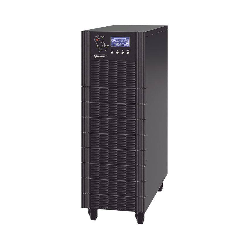 UPS Trifásico de 30 kVA/27 kW, Topología Online Doble Conversión, Voltaje de 208/220 Vca de L-L, Respaldo de 5 Minutos al 100% de Carga, Incluye Módulo y Banco de Baterías