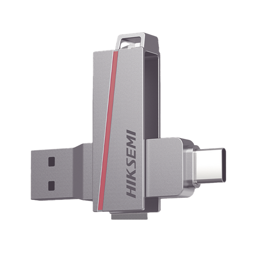 Memoria USB Dual de 256 GB / USB-C y USB-A / Transferencia de Alta Velocidad / Metálica / Compatible con Dispositivos Móviles, Windows, Mac y Linux