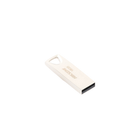 Memoria USB de 16 GB / Versión 2.0 / Metalica / Compatible con Windows, Mac y Linux