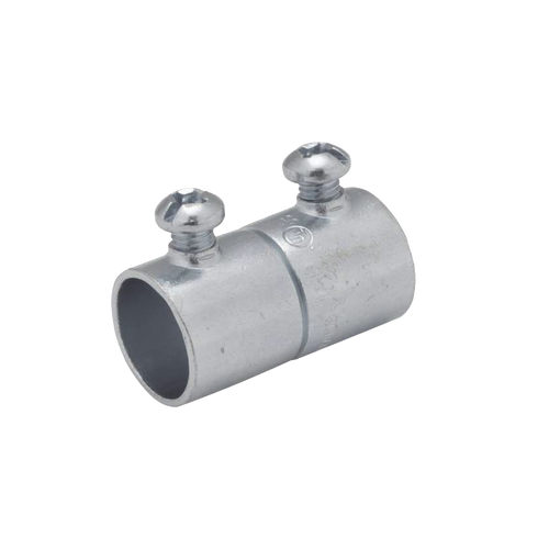 Cople de 1/2" (13 mm) para Pared Delgada con Tornillo.