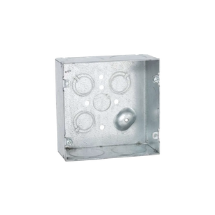 Caja Cuadrada 4 11/16 x 4 11/16"/ Profundidad 2- 1/8"/ Cuenta con 6 Entrada de 1 1/4"/ 1 Entrada de 1/2" / 3 TKO (1/2"-3/4").