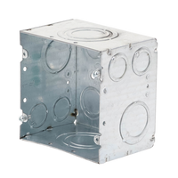 Caja Cuadrada 4- 11/16" x 4 11/16"/ Profundidad de 3-1/4"/ 2 Entradas  1", 1 1/4", 1 1/2", 2", 2 Entradas 1"-1 1/4", 2 Entradas 3/4 "- 1", 4 Entradas 1/2" - 3/4", 2 Entradas 1/2".