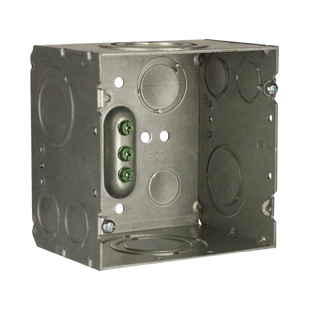 Caja Cuadrada 4- 11/16" x 4 11/16"/ Profundidad de 3-1/4"/ 2 Entradas  1", 1 1/4", 1 1/2", 2", 2 Entradas 1"-1 1/4", 2 Entradas 3/4 "- 1", 4 Entradas 1/2" - 3/4", 2 Entradas 1/2".