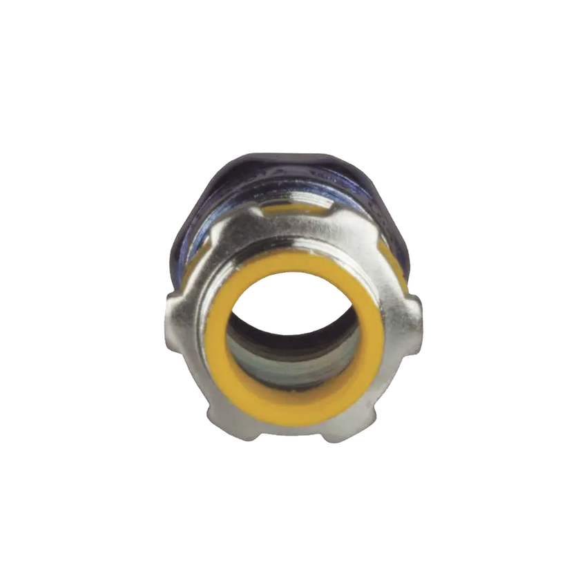 Conector de Compresión Impermeable aislado de Acero Galvanizado para Pared Delgada de 3/4" .