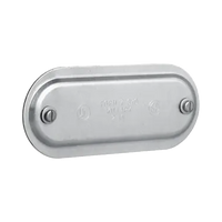 Tapa de Aluminio para Condulet Ovalada de 1".